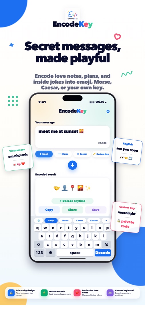 EncodeKey app guide screenshot